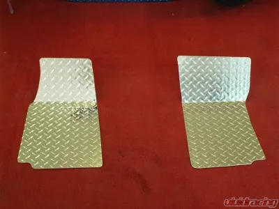 American Car Craft Floor Mats Diamond Plate 2pc Chevrolet Corvette 1968-1982 - ACC-011001